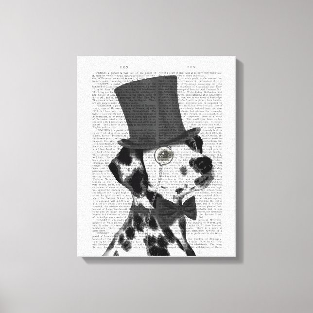Toile Dalmatien, Hound officiel et Casquette (Recto)