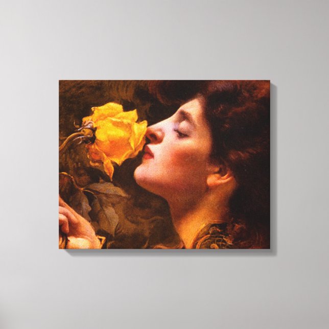 Toile Dame des Roses par Franz Dvorak (Recto)