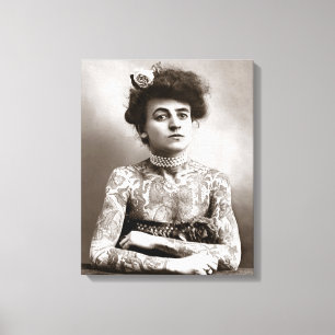 Toile Dame tatouée, 1907