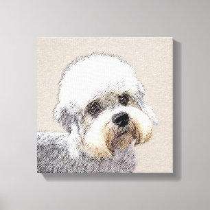 Toile Dandie Dinmont Terrier Peinture Chien Art original