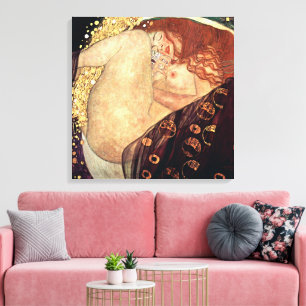 Toile Dané Gustav Klimt