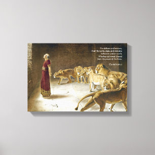 Toile Daniel dans l'écriture sainte d'art de bible du