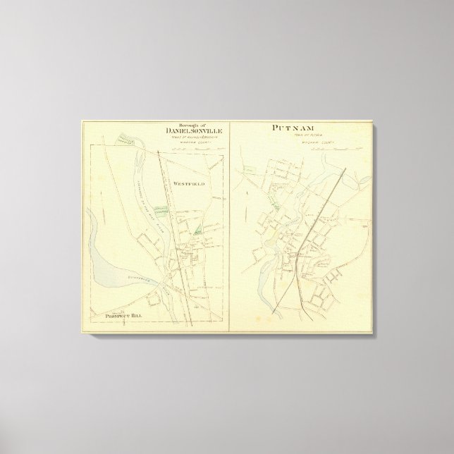 Toile Danielsonville, Putnam (Recto)