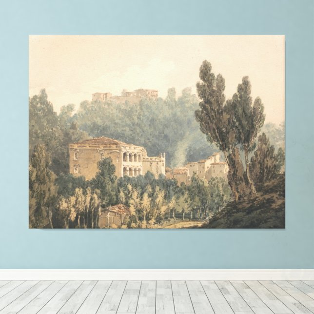 Toile Dans la vallée près de Vietri (Insitu (Plancher de Bois))