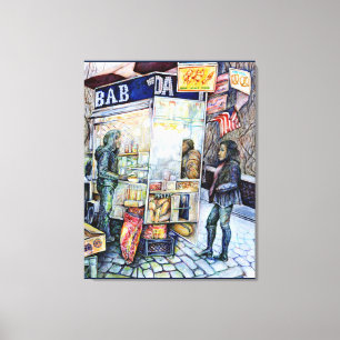 Toile Dans l'amour avec les problèmes, et dans les probl