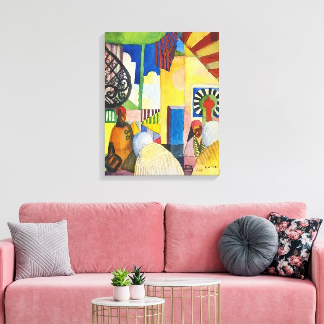 Toile Dans le bazar | Auguste Macke | (Insitu(Salon))