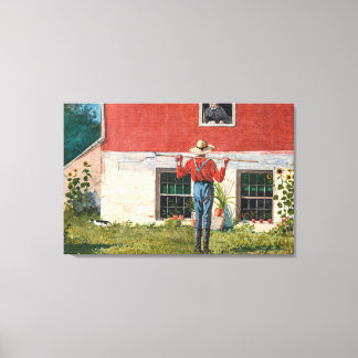 Toile Dans le jardin