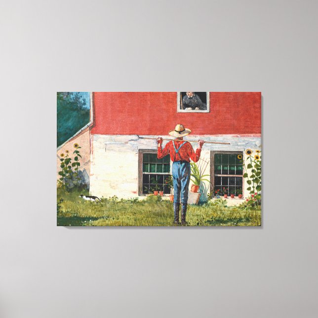 Toile Dans le jardin (Recto)