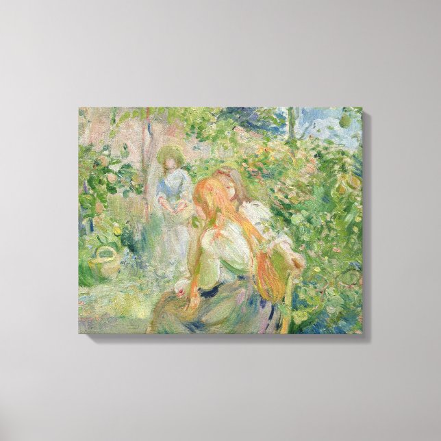 Toile Dans le jardin de Roche-Plate, 1894 (Recto)