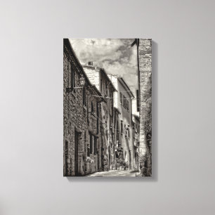 Toile Dans les ruelles de Volterra - Italie