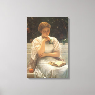 Toile Dans l'orangerie de Charles Edward Perugini