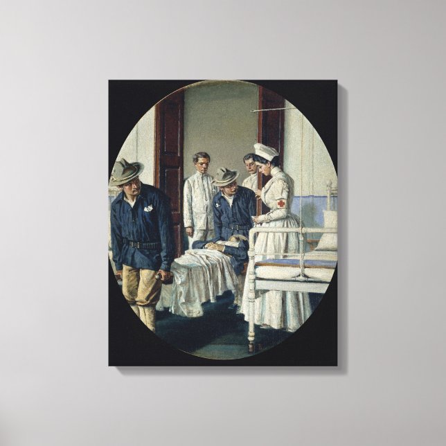 Toile Dans un hôpital militaire (Recto)