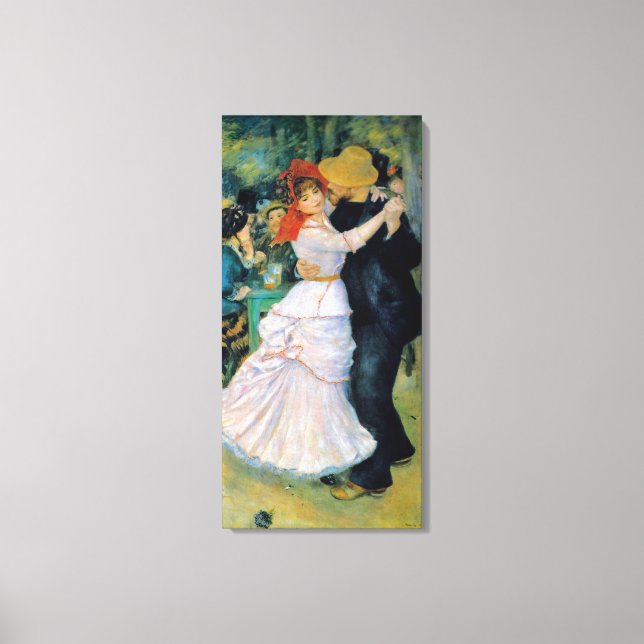 Toile Danse à Bougival Renoir Art (Recto)