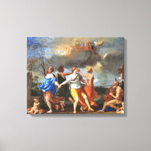 Toile Danse à la musique du temps (par Nicholas Poussin)