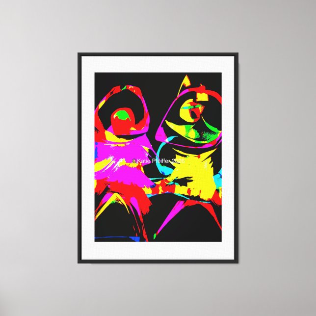 Toile Danse Abstrait (Recto)