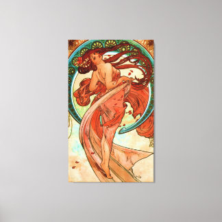Toile Danse Alphonse Mucha Art Nouveau