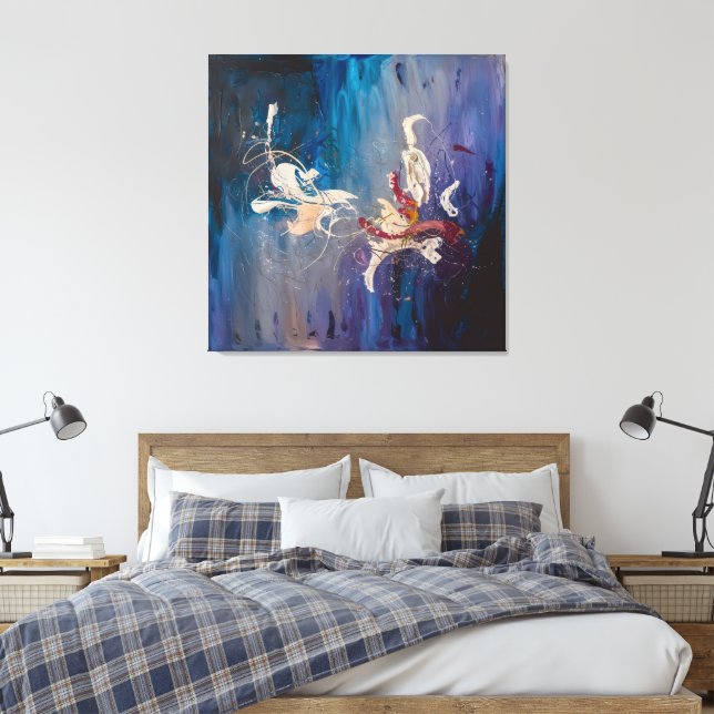 Toile Danse Art-Cosmique Abstraite moderne de la créatio (Insitu(Chambre))