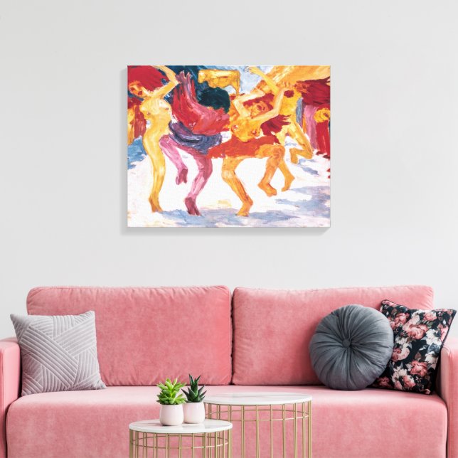 Toile Danse autour du veau d'or | Emil Nolde | (Insitu(Salon))