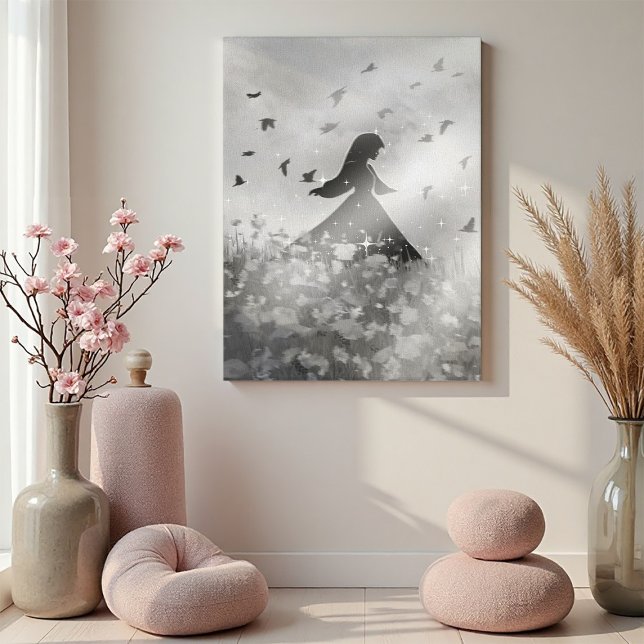 Toile Danse avec les oiseaux I (Créateur téléchargé)