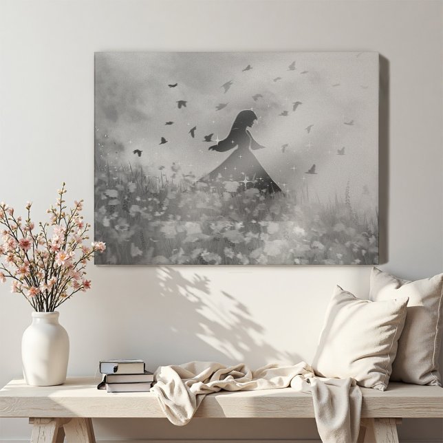 Toile Danse avec les oiseaux II (Créateur téléchargé)