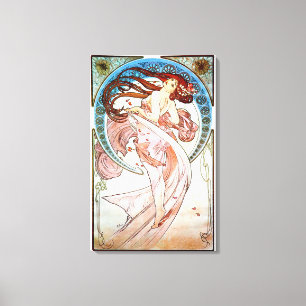 Toile Danse d'Alphonse Mucha