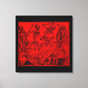 Toile Danse de macabre
