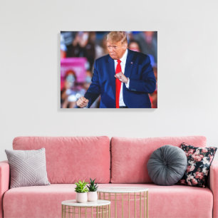Toile Danse de Trump Drôle