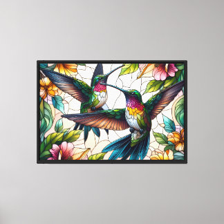 Toile Danse du colibri