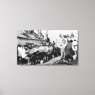 Toile Danse Eskimo cérémonielle à Nome, Alaska