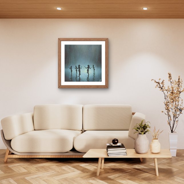 Toile Danse sous la pluie (Créateur téléchargé)