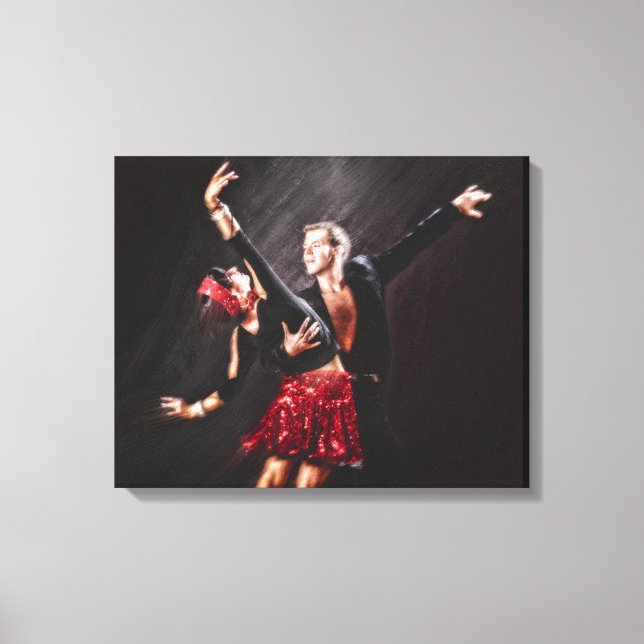 Toile Danseurs de salon (Recto)