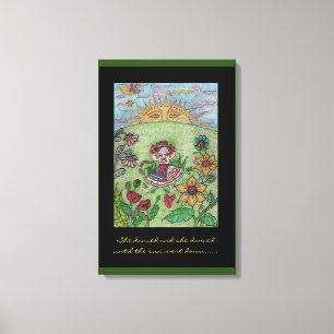 Toile Danseurs ukrainiens Art populaire