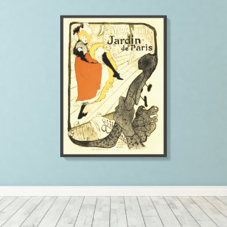 Toile Danseuse Art Nouveau Jane Avril par Toulouse Lautr