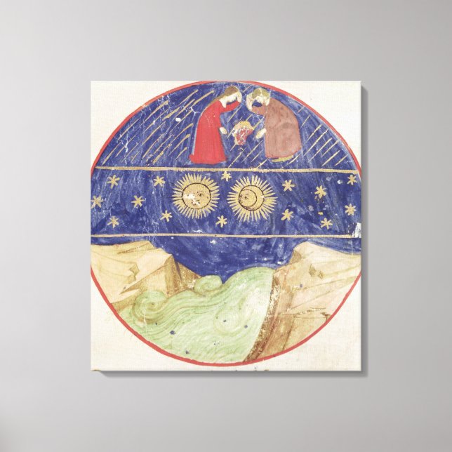 Toile Dante et Beatrice (Recto)