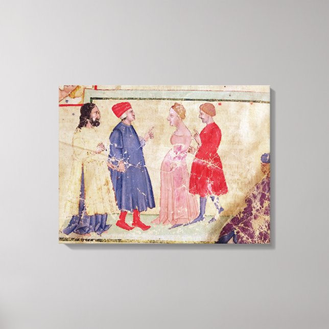 Toile Dante et Virgile avec Francesca da Rimini (Recto)