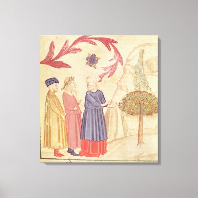 Toile Dante et Virgile dans le paradis terrestre (Recto)