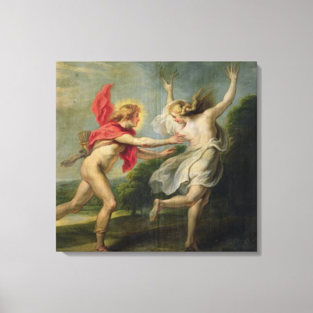 Toile Daphne et Apollo (pétrole) (Recto)