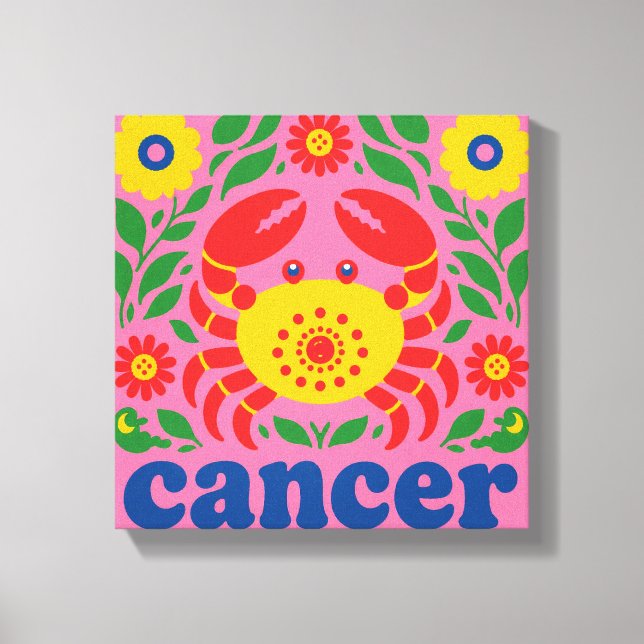 Toile d'araignée Cancer – Impression sur toile – C (Recto)