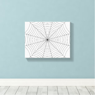 toile d'araignée Halloween noir et blanc