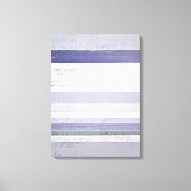 Toile d'art Abstrait 'Grape' violet et gris Imprim (Recto)