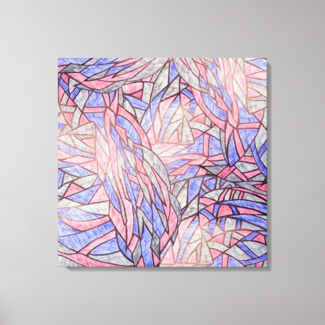 Toile d'art abstrait Lemohaco  (Recto)