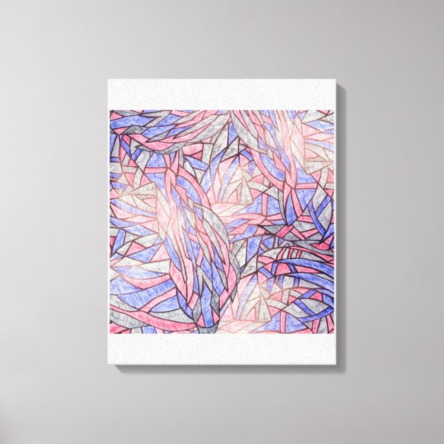 Toile d'art abstrait Lemohaco  (Recto)