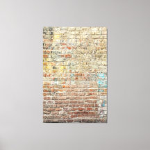 Toile d'art en briques