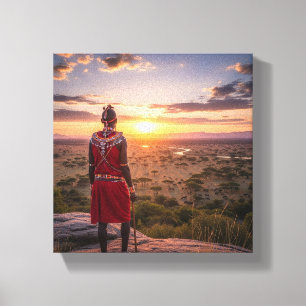 Toile d'art Maasai