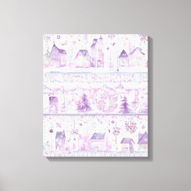 Toile d'art moderne et coloré enveloppé Imprimer (Recto)