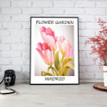 Toile d'art mural à la maison<br><div class="desc">Entrez dans un monde de charme bohème et de nostalgie du milieu du siècle avec cette peinture imprimable captivante. Inspiré par l'énergie vibrante d'un marché aux fleurs,  cette oeuvre de style boho apporte une touche de fantaisie et d'espoir à votre espace.</div>