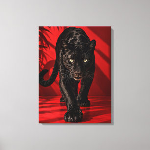 Toile d'art mural Black Panther, Grand félin préda