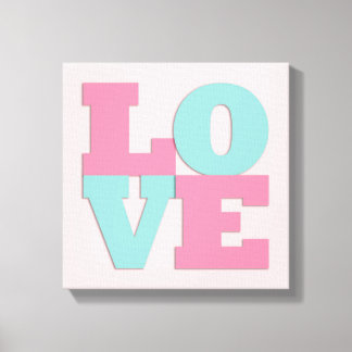 Toile d'art murale Turquoise Giraffe Pierre rose A