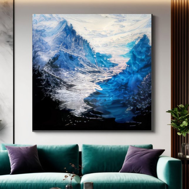 Toile d'art sur la Mer de Glace (Créateur téléchargé)