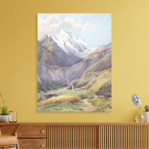 Toile Das Mölltal mit dem Großglockner - Carl Lafite